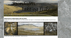 Desktop Screenshot of bjordalen.no